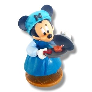 Disney A Christmas Carol Minnie Mouse Cake Topper Mrs. Cratchit 3.25" PVC Figure
